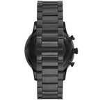 Emporio Armani AR11349 Men’s Black Dial Black Stainless Steel Giovanni Chronograph Watch