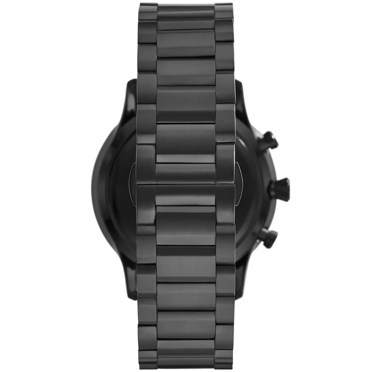 Emporio Armani AR11349 Men’s Black Dial Black Stainless Steel Giovanni Chronograph Watch