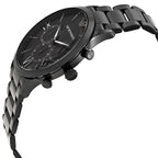 Emporio Armani AR11349 Men’s Black Dial Black Stainless Steel Giovanni Chronograph Watch