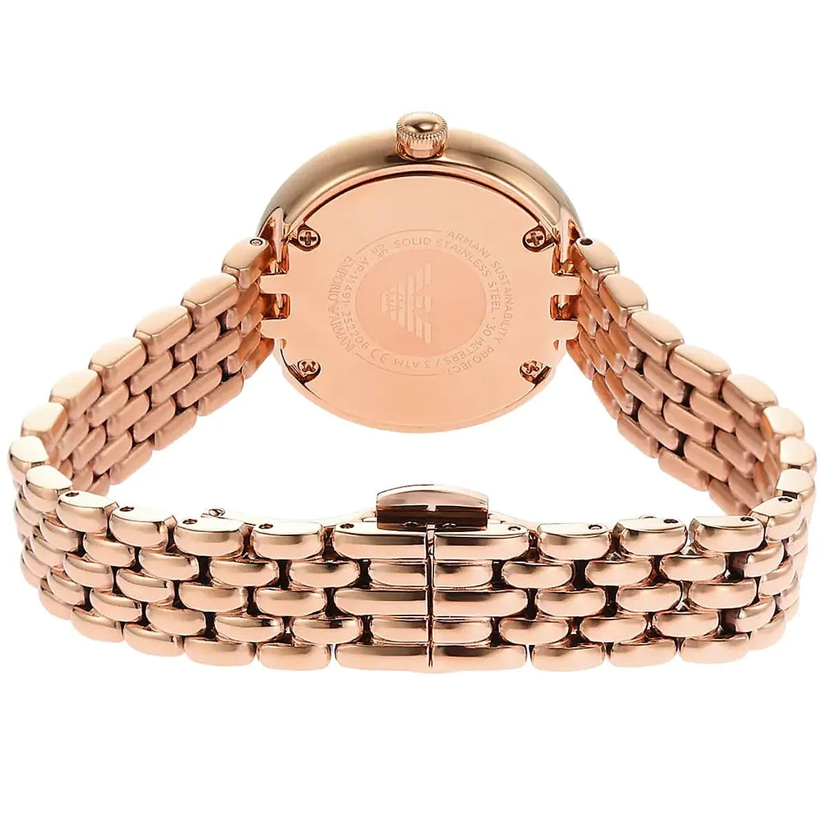 Emporio Armani Rosa AR11355 Rose Gold Pavé Crystal Watch