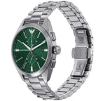 Emporio Armani Claudio AR11480 Green Dial Silver Watch