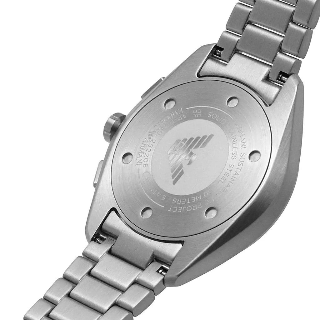 Emporio Armani Claudio AR11480 Green Dial Silver Watch