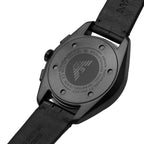 Emporio Armani Claudio AR11483 All Black Chronograph Leather Men's Watch
