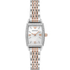 Emporio Armani AR11519 Rectangular Two-Tone Diamond Watch