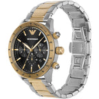 Emporio Armani Mario AR11521 Two-Tone Gold Silver Chronograph Watch