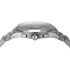 Emporio Armani Paolo AR11602 Silver-Tone Black Dial Metal Men's Watch