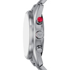 Emporio Armani Racer AR11676 Silver-Tone Blue Dial Metal Men's Watch