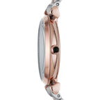 Emporio Armani Gianni T-Bar AR1725 Two-Tone Silver & Rose Gold Watch