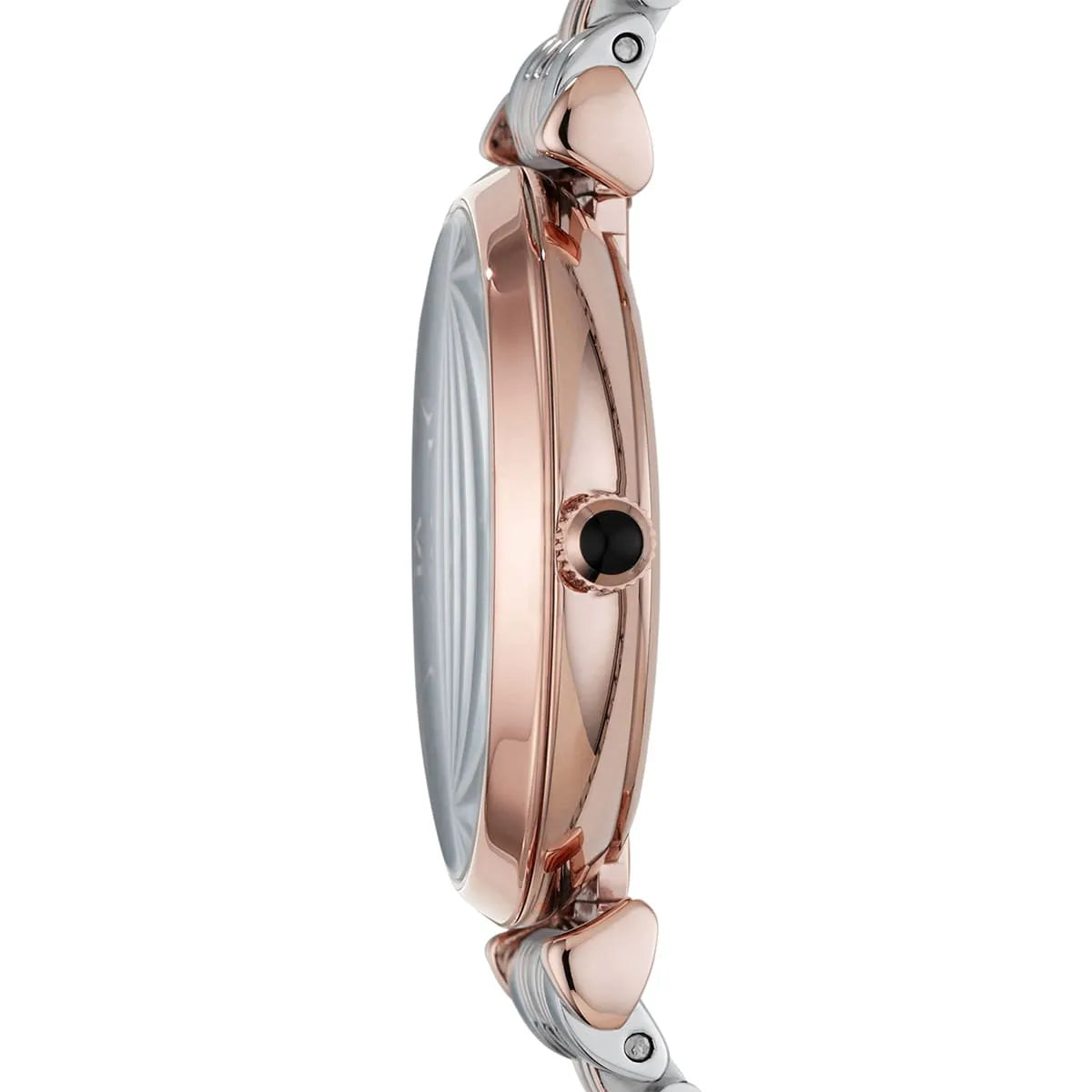 Emporio Armani Gianni T-Bar AR1725 Two-Tone Silver & Rose Gold Watch