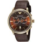 Emporio Armani Classic AR1793 Brown Dial Rose Gold Watch