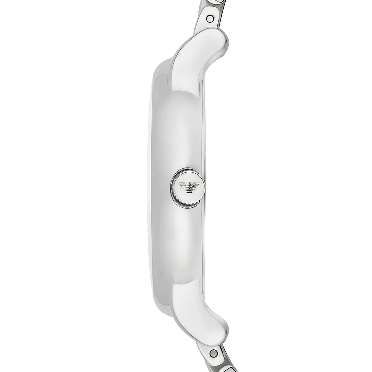 Emporio Armani Luigi AR1854 White Dial Silver Steel Watch