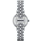 Emporio Armani AR1908 Women’s White Dial Silver Stainless Steel Gianni T-Bar Watch