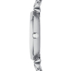 Emporio Armani AR1908 Women’s White Dial Silver Stainless Steel Gianni T-Bar Watch