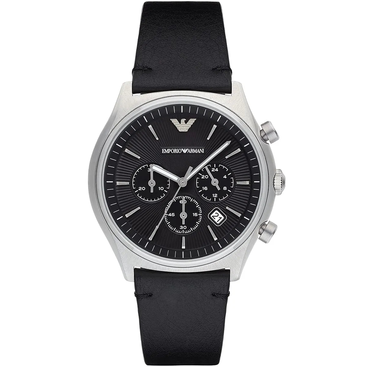 Emporio Armani AR1975 Brown Dial Leather Watch