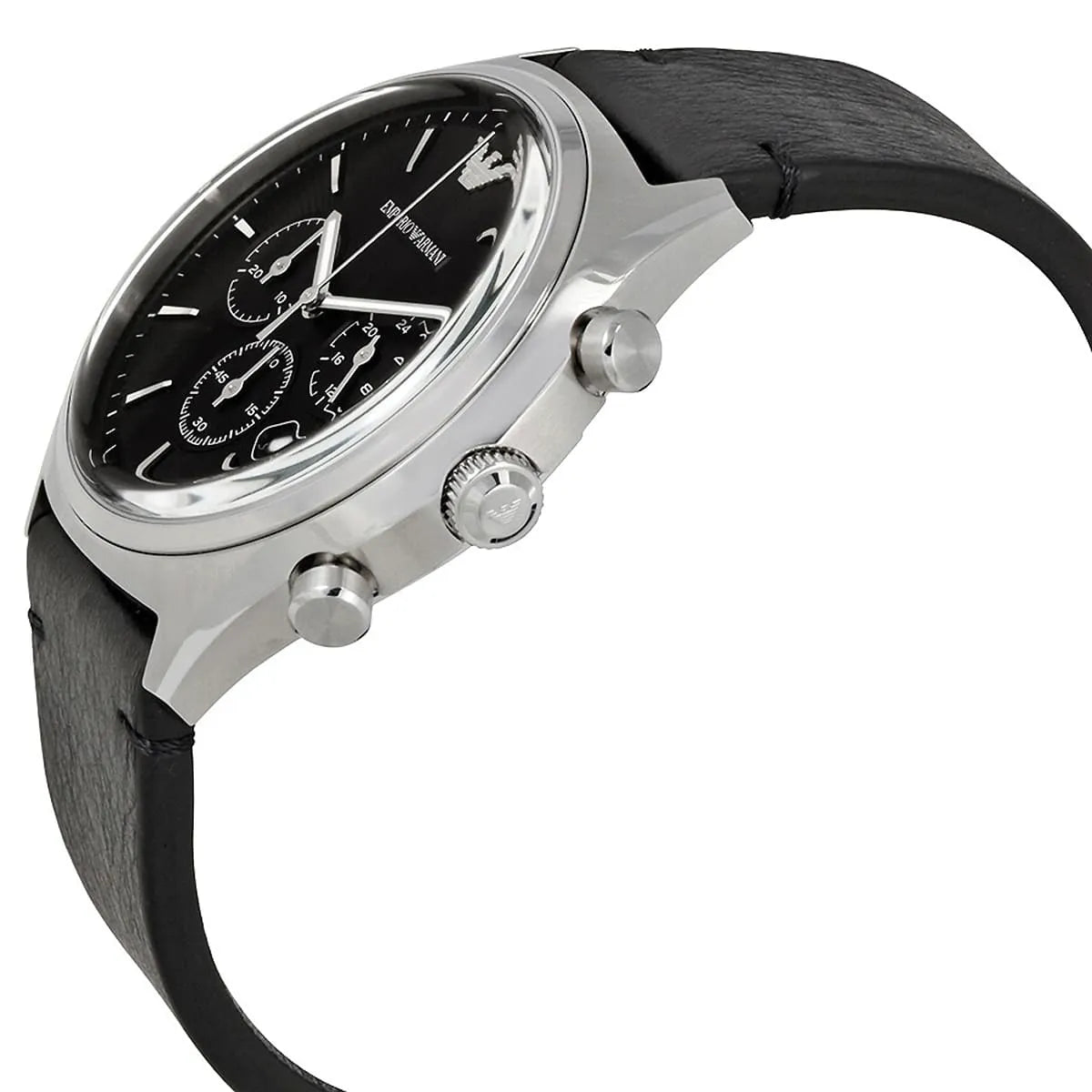 Emporio Armani AR1975 Brown Dial Leather Watch