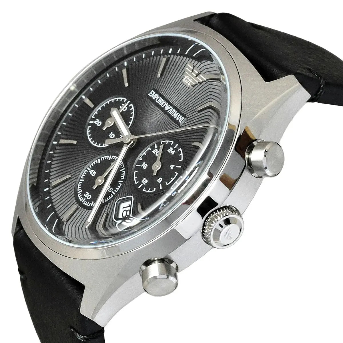Emporio Armani AR1975 Brown Dial Leather Watch
