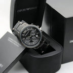 Emporio Armani Renato AR2454 All-Black Chronograph Watch