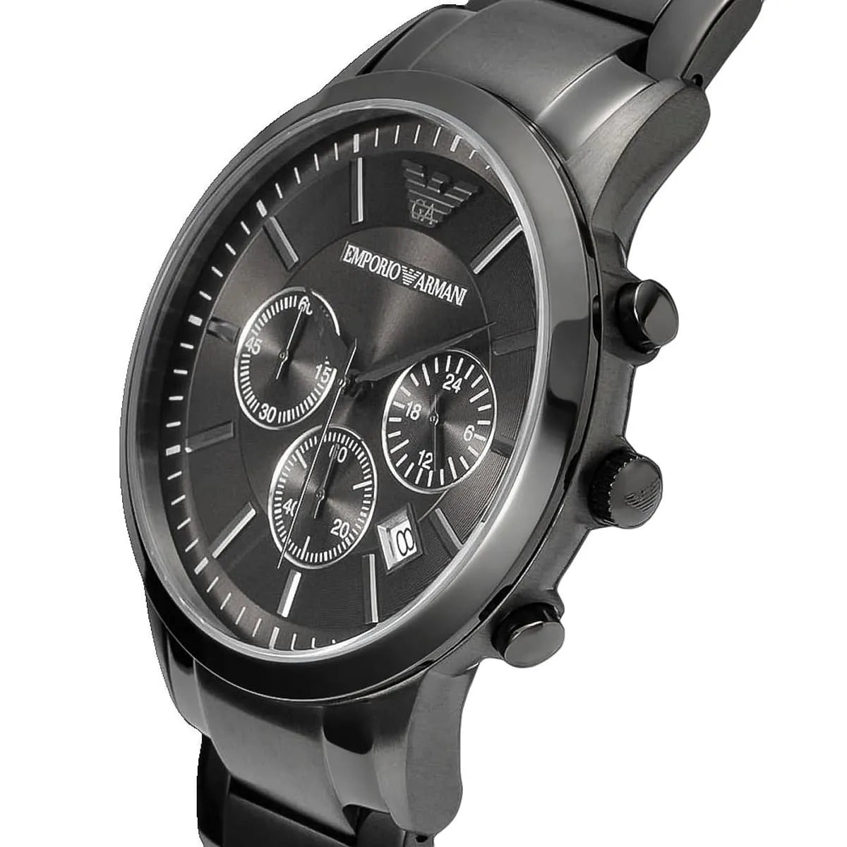 Emporio Armani Renato AR2454 All-Black Chronograph Watch