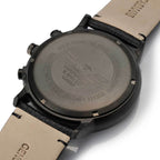 Emporio Armani Renato AR2461 All Black Leather Chronograph Watch