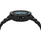 Emporio Armani Sea Explorer AR60084 Automatic Tiffany Blue Dial Black Watch