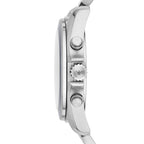 Emporio Armani Tazio Large AR6091 Silver Chronograph Watch
