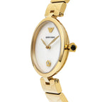 Emporio Armani AR11198 Silver Mesh MOP Crystal Watch