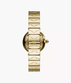 Emporio Armani AR11198 Silver Mesh MOP Crystal Watch