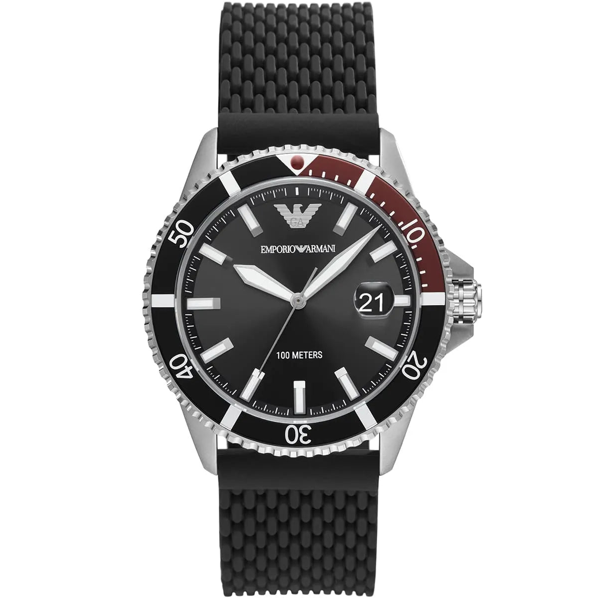Emporio Armani AR11341 Black Dial Diver Style Chronograph Watch
