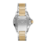 Emporio Armani AR80063 Two-Tone Green Diver Style Watch