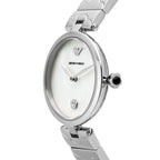 Emporio Armani Arianna AR11235 Silver Floral Link Watch