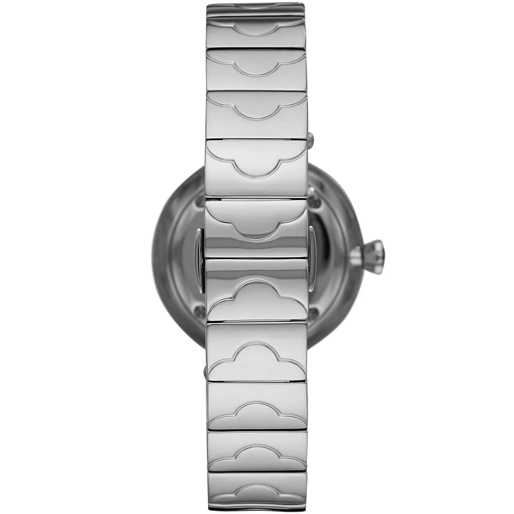 Emporio Armani Arianna AR11235 Silver Floral Link Watch