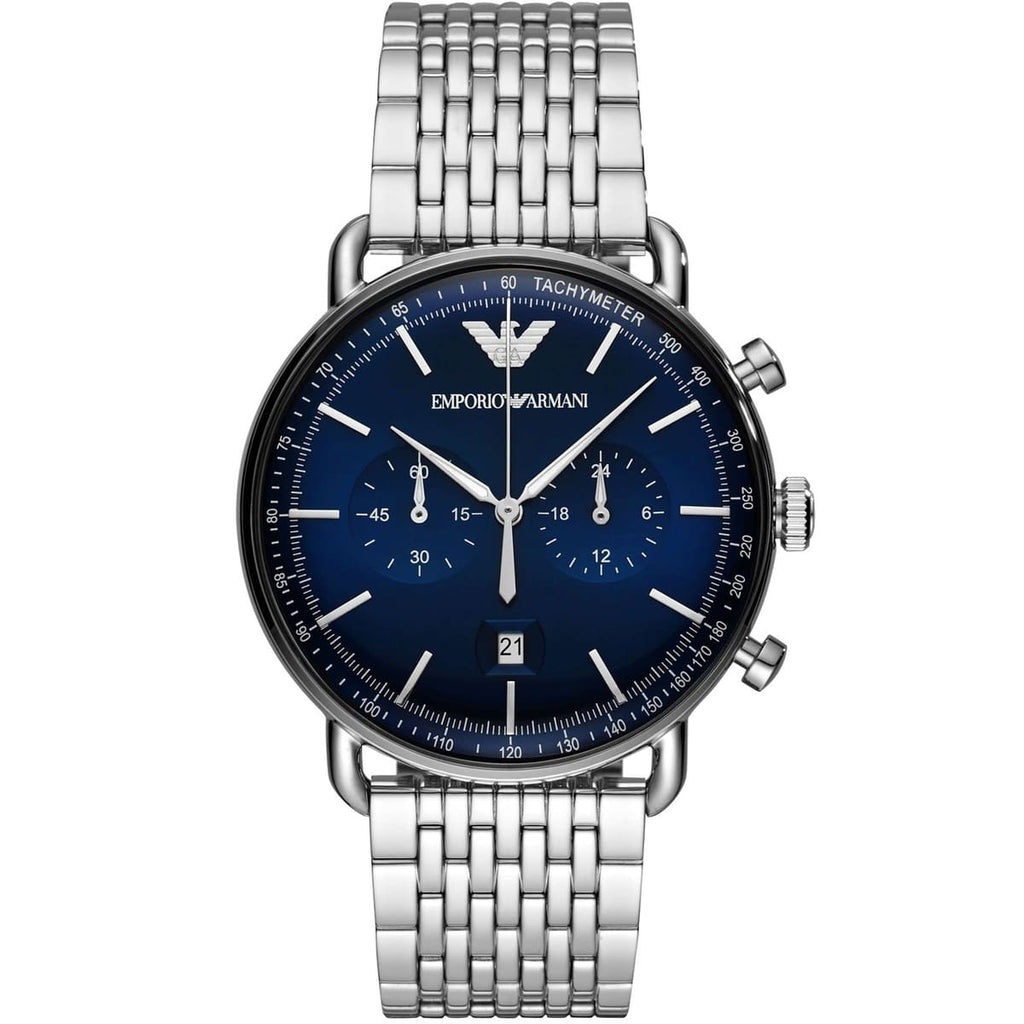 Emporio Armani Aviator AR11238 Blue Chronograph Watch