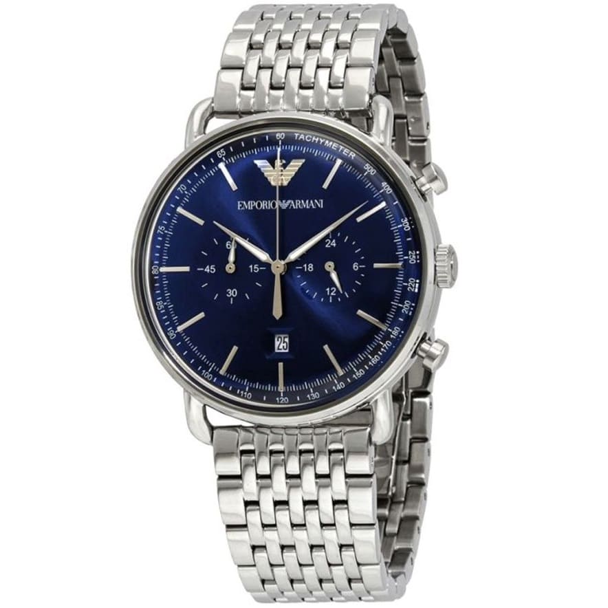 Emporio Armani Aviator AR11238 Blue Chronograph Watch