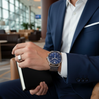 Emporio Armani Aviator AR11238 Blue Chronograph Watch