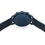 Emporio Armani Aviator AR11289 All-Blue Mesh Chronograph Watch