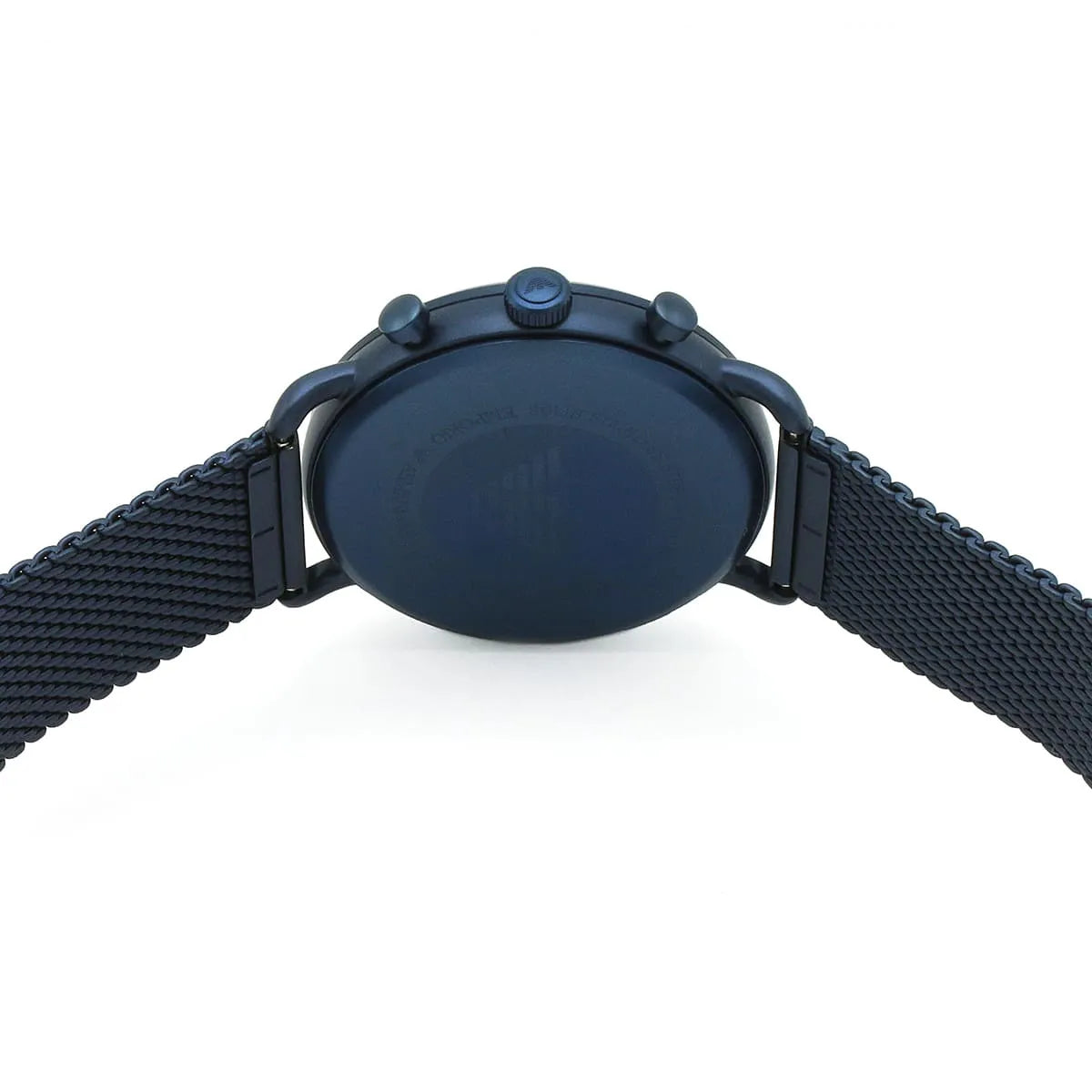 Emporio Armani Aviator AR11289 All-Blue Mesh Chronograph Watch