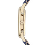 Emporio Armani Beta AR1862 Blue Leather Gold Watch