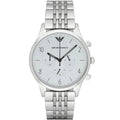 Emporio Armani Beta AR1879 White Dial Seven-Link Watch