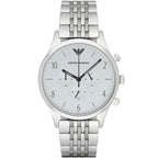 Emporio Armani Beta AR1879 White Dial Seven-Link Watch