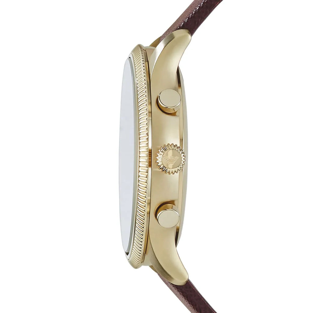 Emporio Armani Classic AR1793 Brown Dial Rose Gold Watch