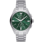Emporio Armani Claudio AR11480 Green Dial Silver Watch