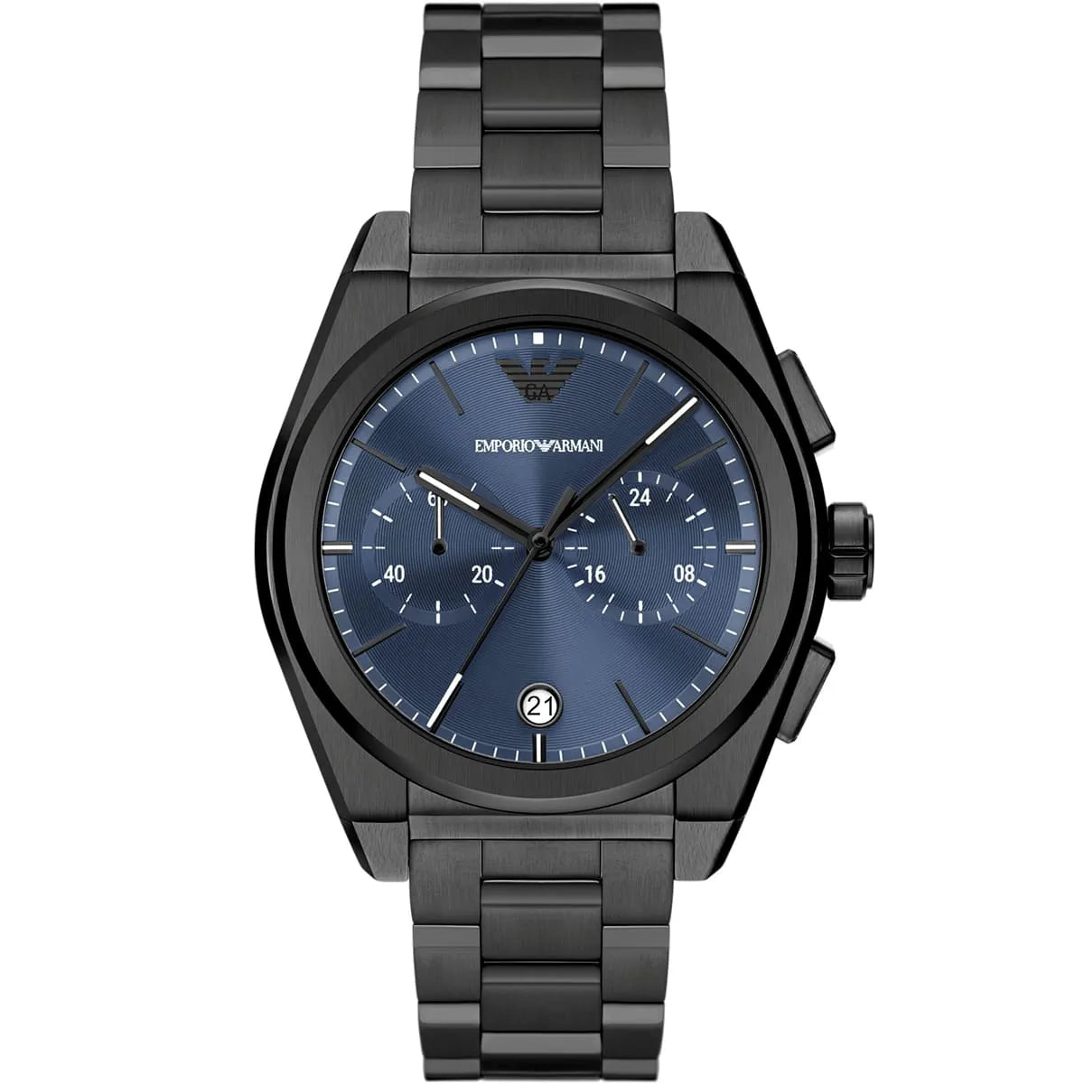 Emporio Armani Federico AR11561 Gunmetal Blue Dial Chronograph Watch