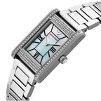 Emporio Armani Genni AR11625 Silver Rectangular Ladies Watch