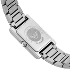 Emporio Armani Genni AR11625 Silver Rectangular Ladies Watch