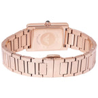 Emporio Armani Genni AR11641 Rose Gold Green Rectangular Ladies Watch