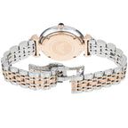 Emporio Armani Gianni T-Bar AR11092 Two-Tone Blue Dial Crystal Watch