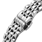 Emporio Armani Gianni T-Bar AR11445 Full Crystal Silver Dial Watch