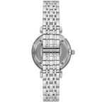 Emporio Armani Gianni T-Bar AR11445 Full Crystal Silver Dial Watch