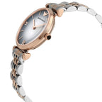 Emporio Armani Gianni T-Bar AR1725 Two-Tone Silver & Rose Gold Watch