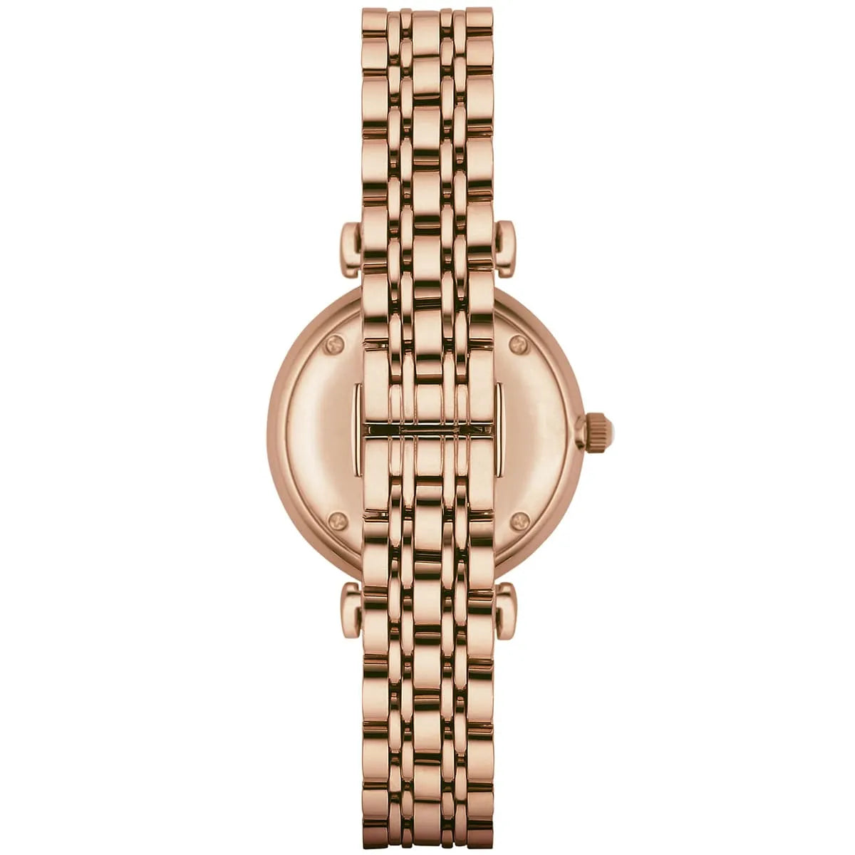Emporio Armani Gianni T-Bar AR1909 Rose Gold Crystal Ring Watch